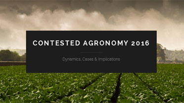 Call for contributions: Contested Agronomy 2016