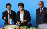 Chinese, Brazilian and African leaders meeting