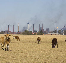 Iron and Steel giant ISKOR's Vanderbijl Park refinery