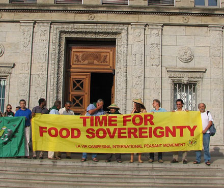 Register: Food sovereignty, ISS, January 2014
