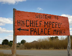Signpost to customary land, Zambia (CIFOR/Flickr)