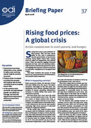 Rising food prices: A global crisis