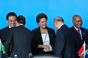 Chinese, Brazilian and South African leaders