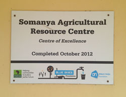Somanya Mango Farmers' Association sign